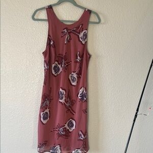 Wild Fable Floral Dress - Mauve and Purple Large Excellent Condition